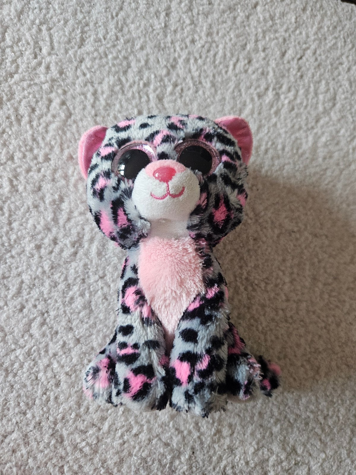 Ty beanie boo's tasha 15cm, Gebruikt, Overige karakters, Ophalen of Verzenden, Kat