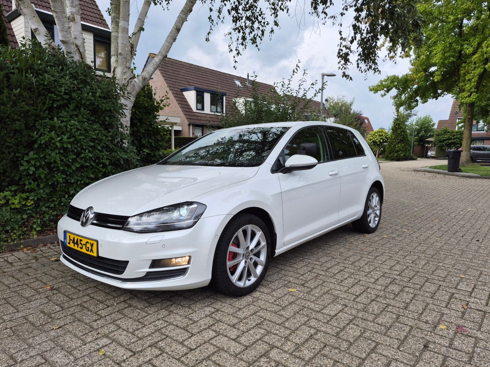 Volkswagen Golf 1.4 TSI 90KW 5D 2014 Wit Lesauto, Voorwielaandrijving, Euro 5, 4 cilinders, Alcantara