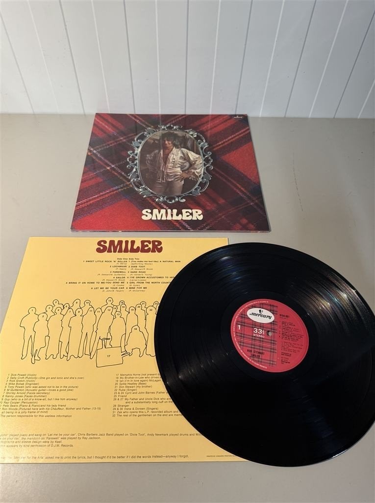 Rod Stewart - smiler - vinyl lp, Cd's en Dvd's, Vinyl | Rock, Ophalen of Verzenden, Zo goed als nieuw, 12 inch, Poprock