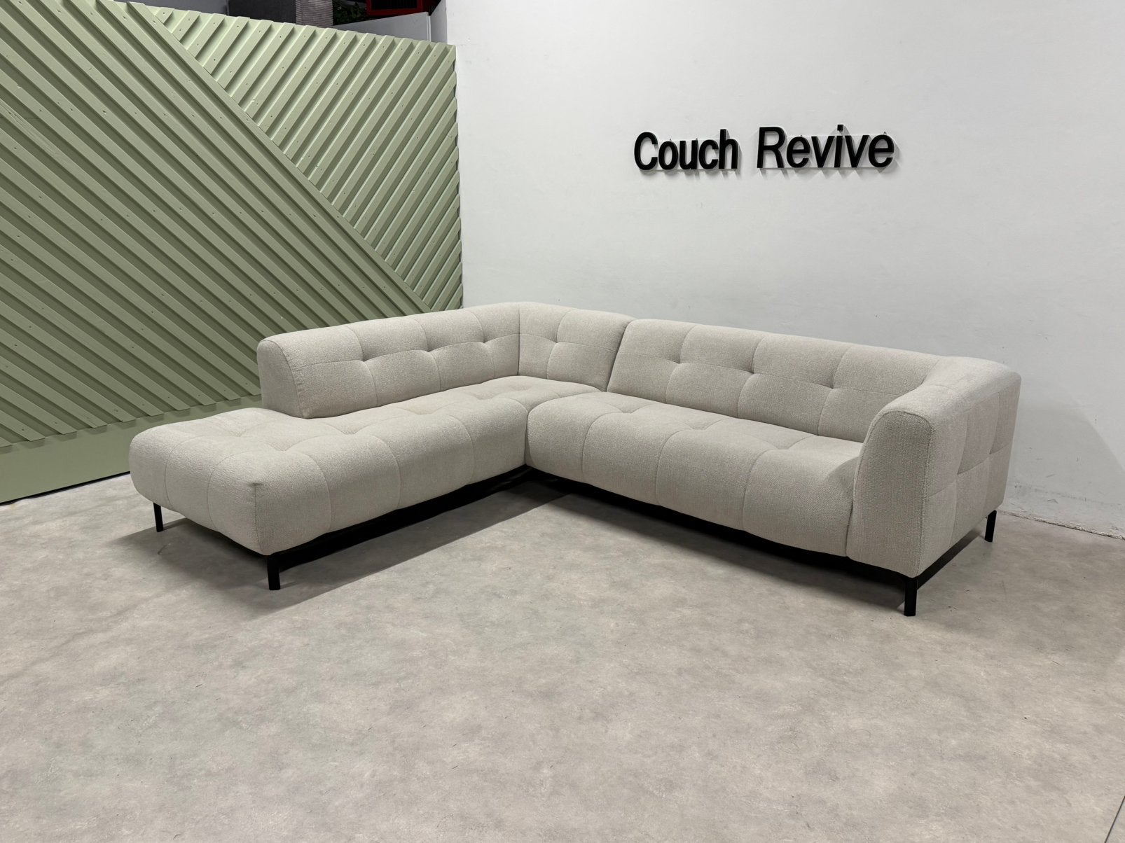 GRATIS LEVERING Montel Furious Hoekbank 275x225 GEREINIGD, Huis en Inrichting, Info@couchrevive.nl, -, Couch Revive, Ophalen of Verzenden