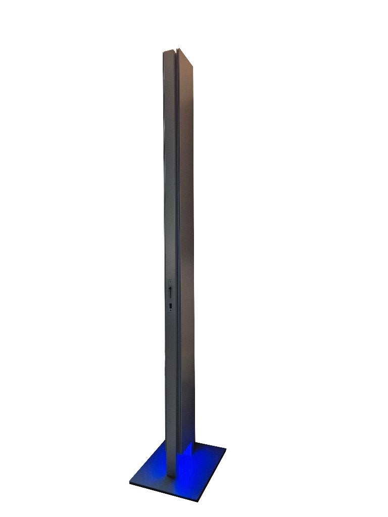 Prachtige vintage Artemide Atreo design J.lierde vloerlamp, Ophalen, Gebruikt, Metaal, 150 tot 200 cm