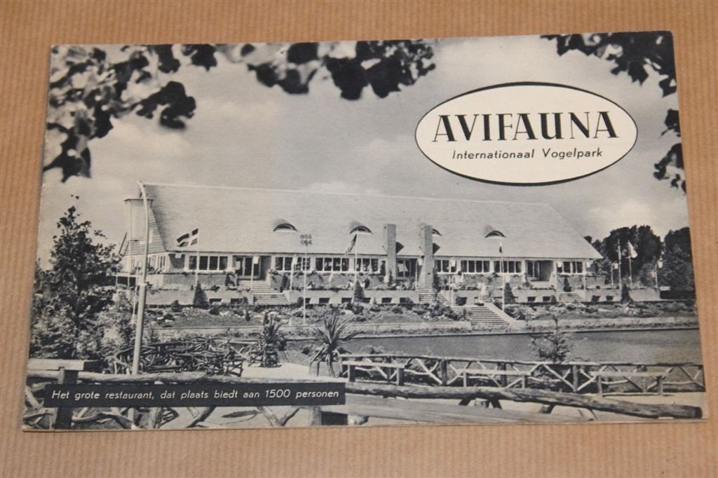 Oude bezoekersgids Vogelpark Avifauna - 1952 !!, Ophalen of Verzenden, Zo goed als nieuw, Katten