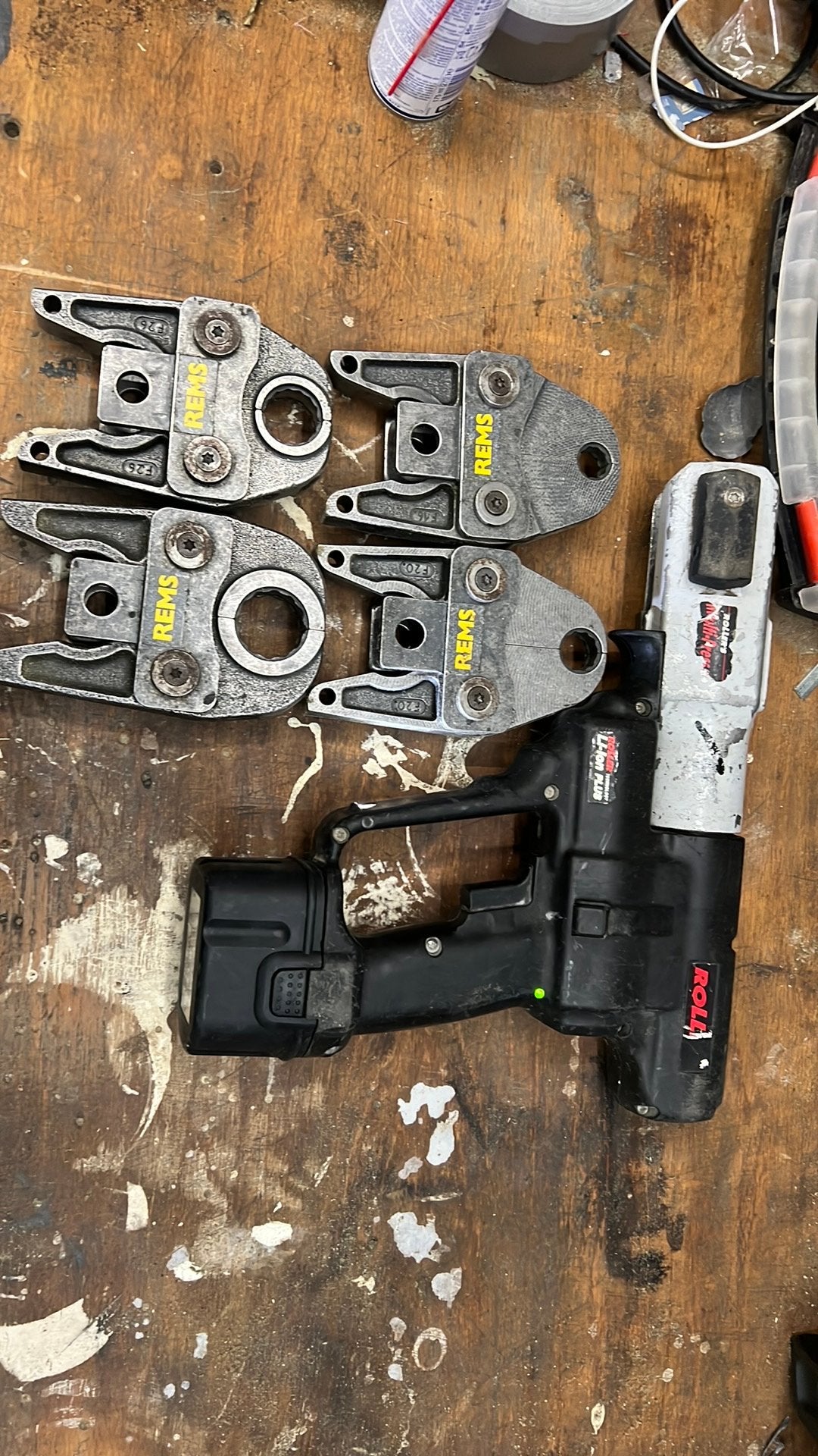 Perstang roller / rems met 4 persbekken, Ophalen of Verzenden