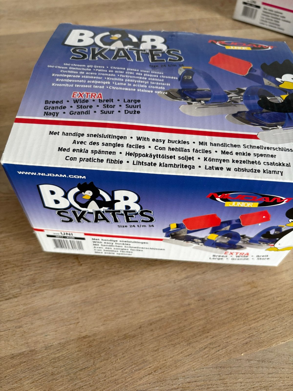 Nijdam Bob Skates - Verstelbare Kinderschaatsen, Sport en Fitness, Ophalen of Verzenden, Zo goed als nieuw, Overige typen, Nijdam