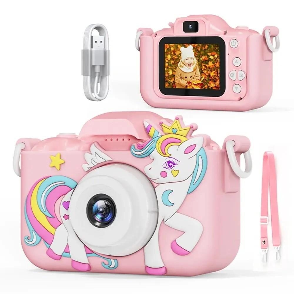 Digitale kindercamera 1080p met 8x Zoom en 2 inch LCD, Ophalen of Verzenden, Nieuw, Elektronica