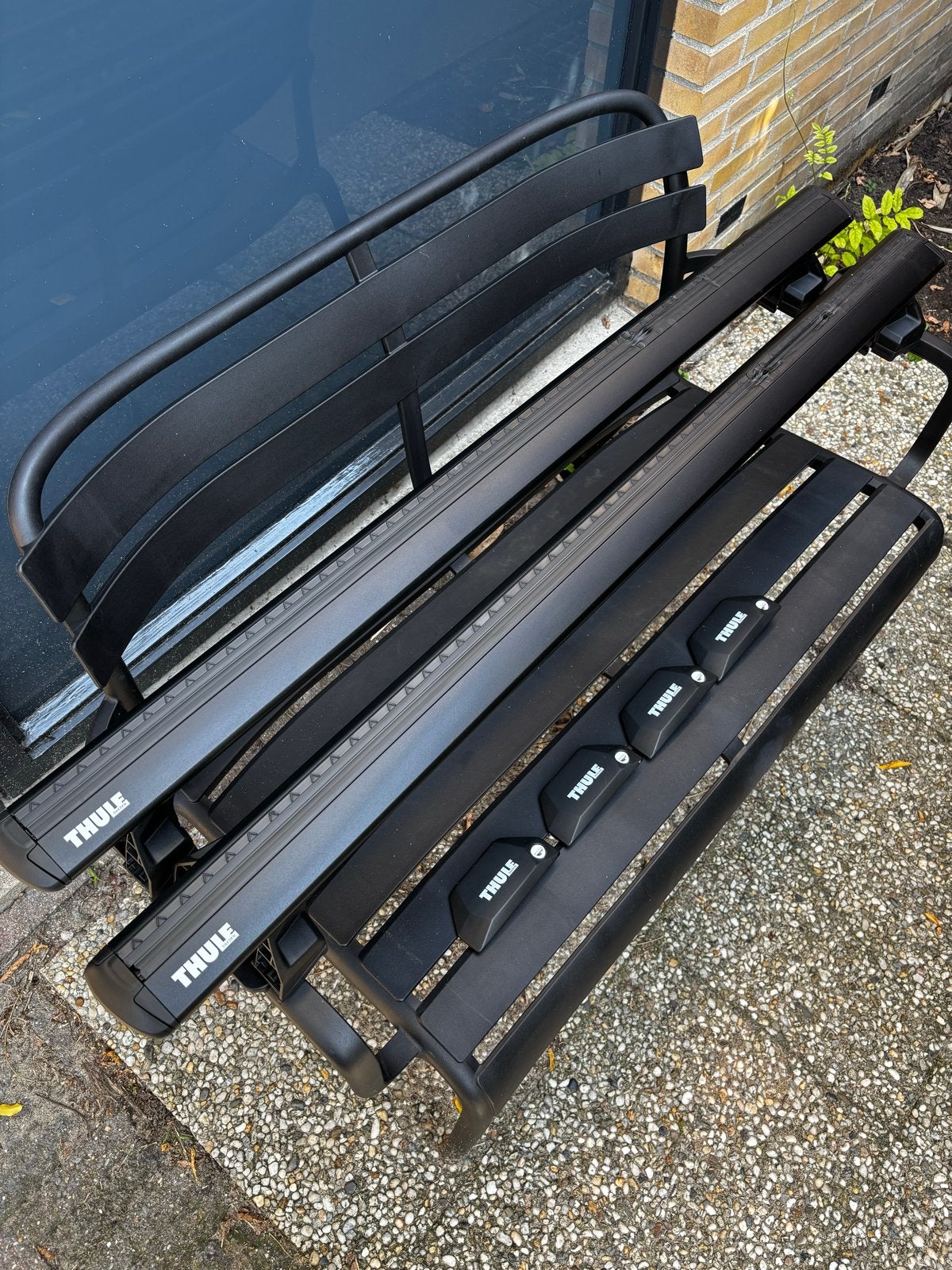 Thule Wingbar Evo dakdragers 118cm met kit 186007, Auto diversen, Ophalen, Zo goed als nieuw