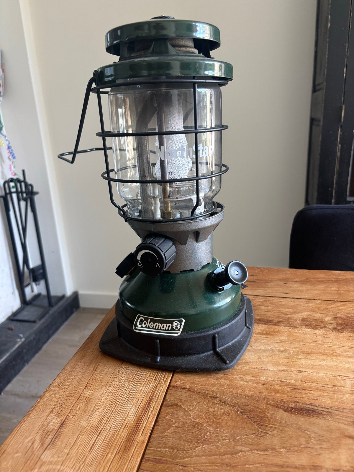 Coleman Northstar Benzine Lantaarn - Kampeerlamp, Caravans en Kamperen, Ophalen of Verzenden, Gebruikt