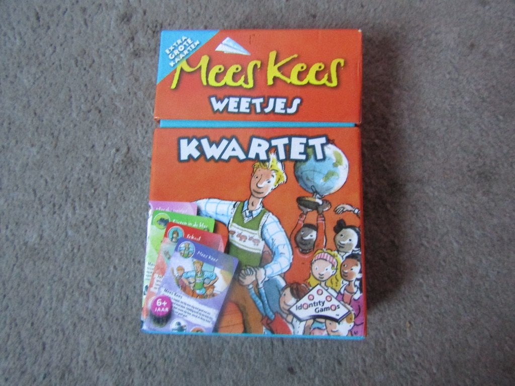 Spel: Kwartet Mees Kees weetjes- compleet, Ophalen of Verzenden, Gebruikt, Kwartet(ten)
