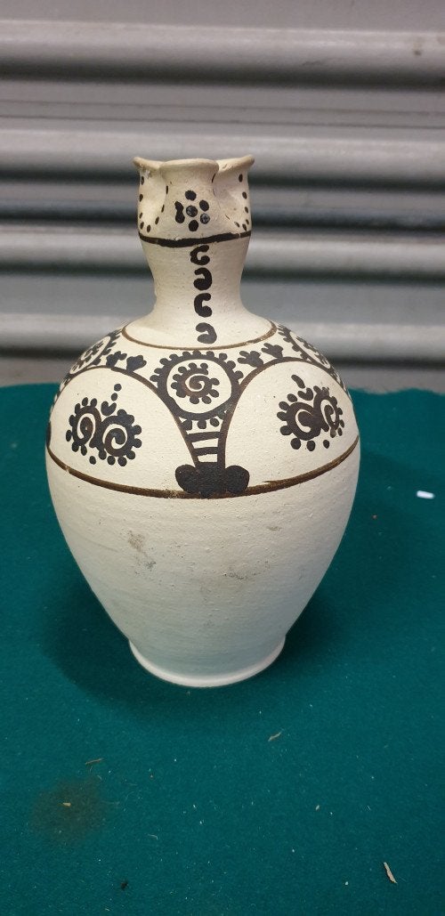 kruik beschilderd, Ophalen of Verzenden, 'T Olde Gre-j, Info@toldegrej.nl, Endepoelstraat 20f Didam