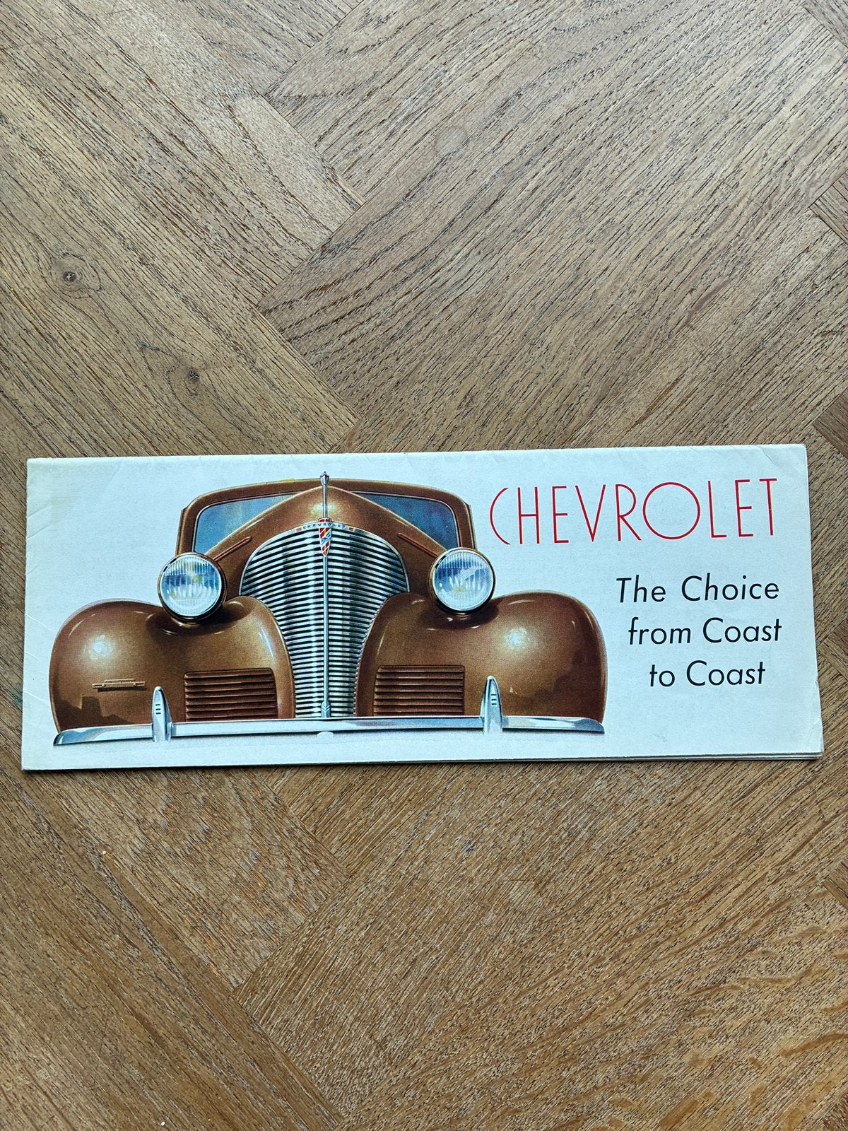 1939 Chevrolet brochure, Verzenden, Zo goed als nieuw, Chevrolet