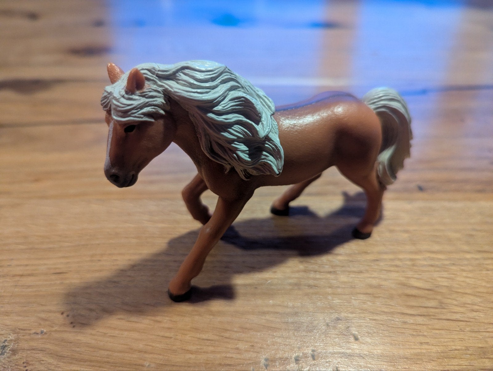 Schleich paard speelfiguur - Bruin paard met witte manen, Ophalen of Verzenden, Zo goed als nieuw, Jongen of Meisje