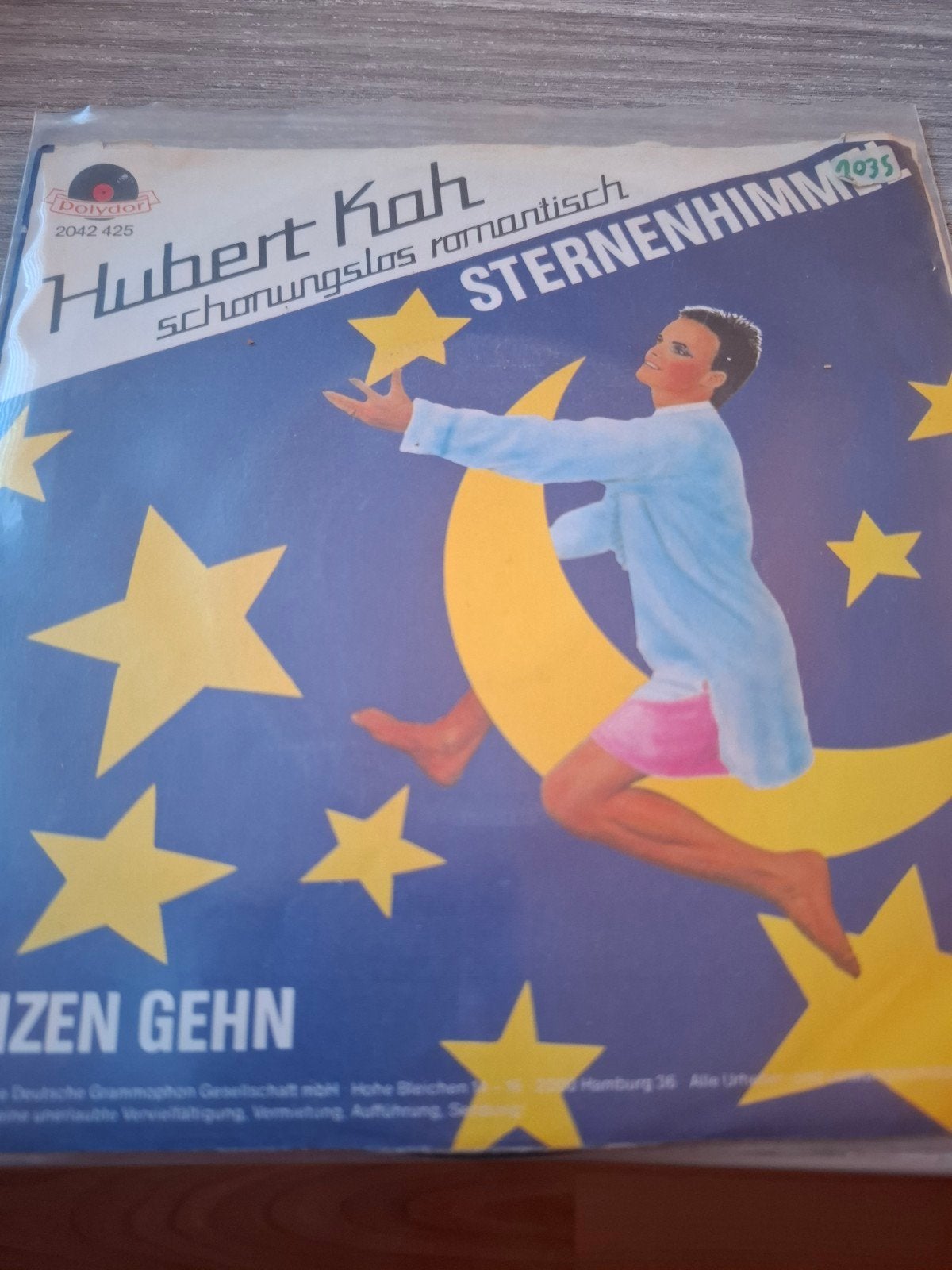 Hubert Kah- Sternen Himmel vg++, Verzenden, Gebruikt, Overige formaten, Levenslied of Smartlap