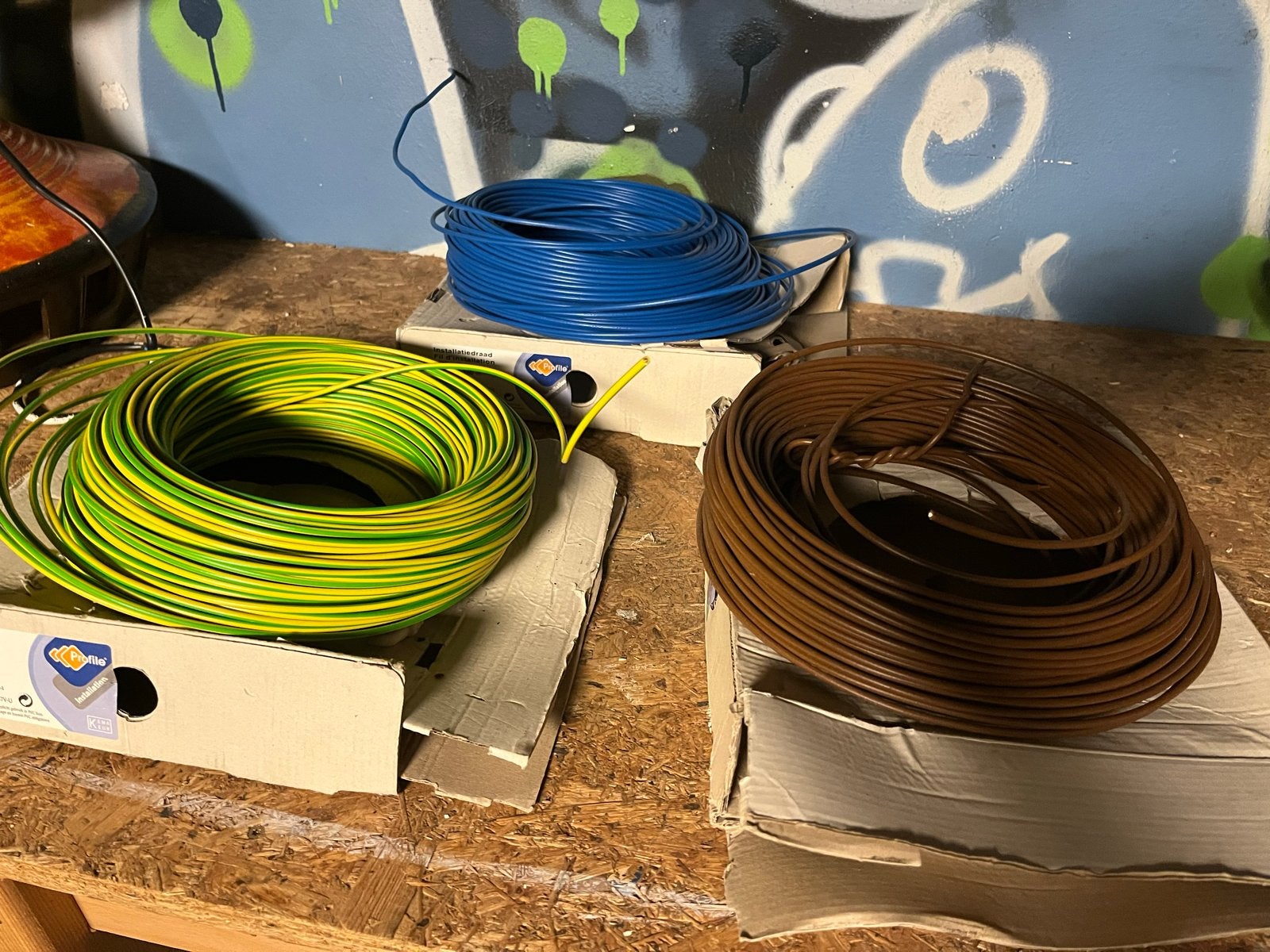 Installatiedraad VOB.VD 2.5 mm 100 m - Diverse kleuren, Ophalen of Verzenden, Nieuw, Overige merken, Kabel of Snoer