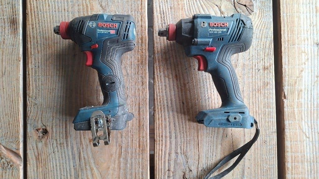 2x Bosch accu slagmoersleutel, Auto diversen, ,, Ophalen of Verzenden, Zo goed als nieuw, ,