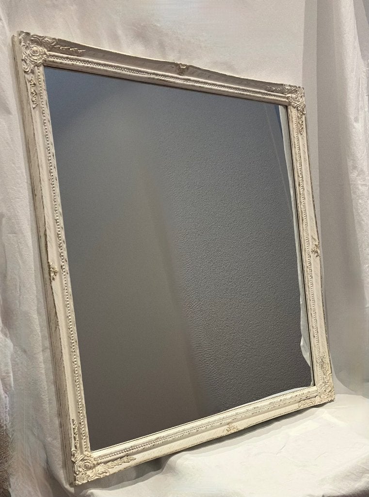 Klassieke wandspiegel, Antiek en Kunst, Antiek | Spiegels, Ophalen, Rechthoekig, 50 tot 100 cm, Minder dan 100 cm