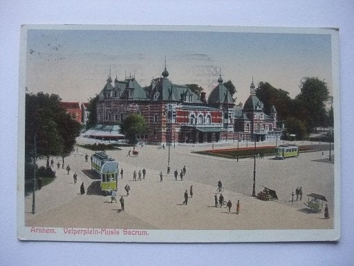 Q84 Arnhem - Velperplein, Musis Sacrum - 1927, Verzenden, 1920 tot 1940, Gelopen, Gelderland