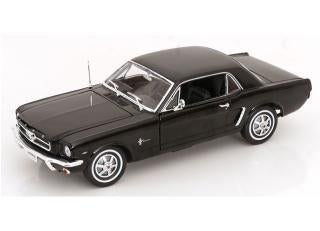 ford mustang 1/2 1964 kleur zwart nieuw  van welly  1:18, Ophalen, Nieuw, Auto, Welly