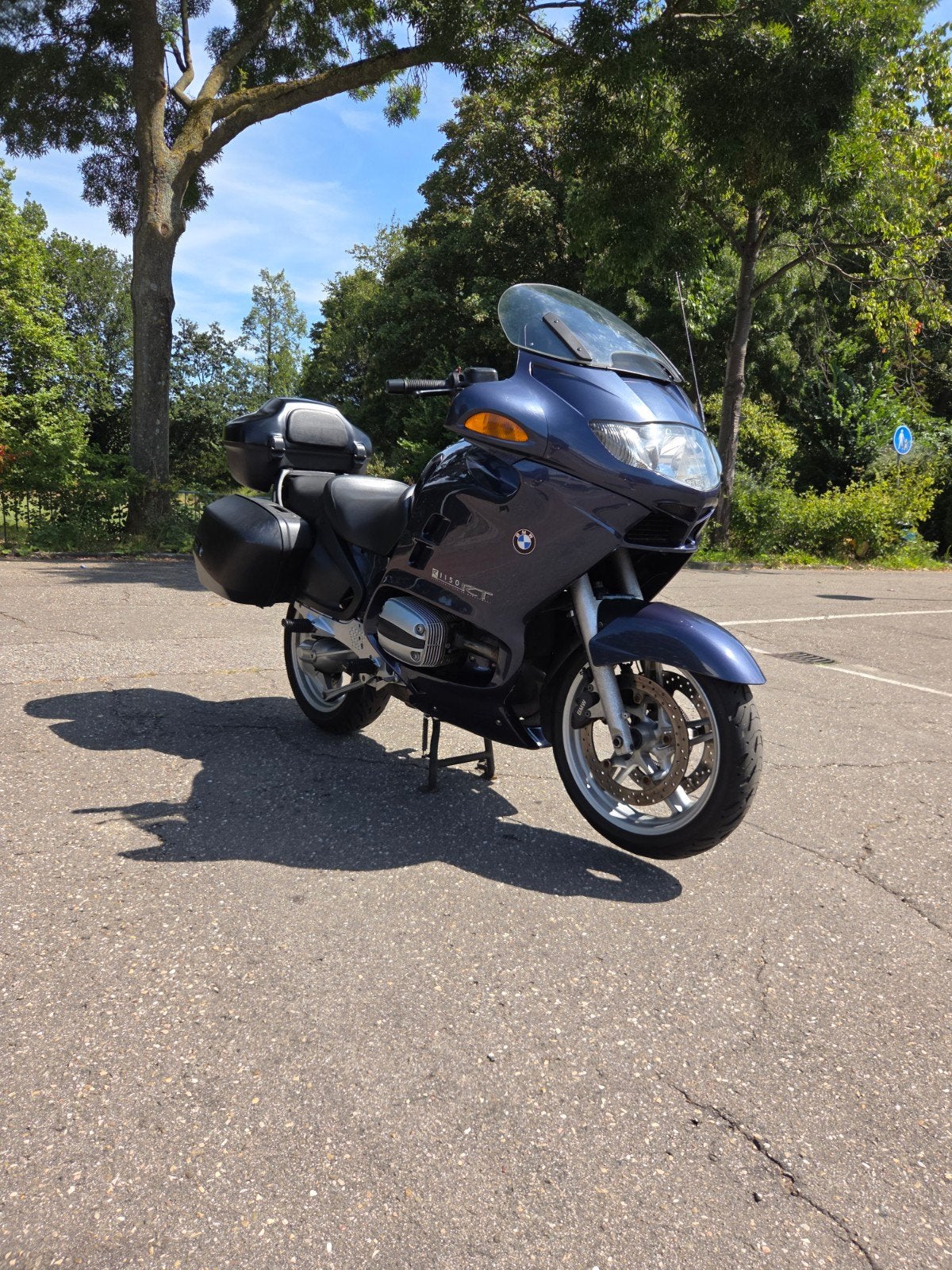 BMW R1150RT Toermotor met complete kofferset, 1150 cc, 2 cilinders, Cardan-aandrijving, Motorrijbewijs A