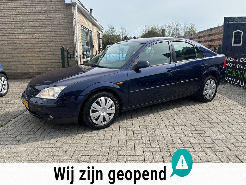 Ford Mondeo 2.0-16V Trend Automaat | trekhaak | nw apk | air, Auto's, Ford, Mondeo, Blauw, Euro 4, 710 kg