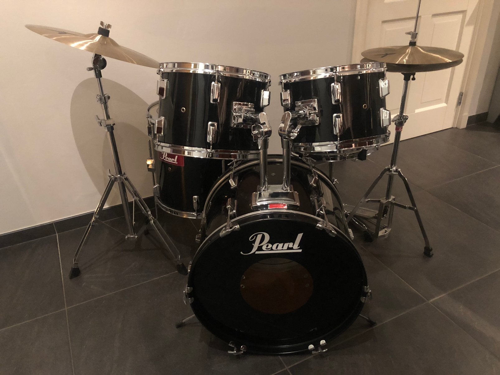 Drumstel 20” pearl, Muziek en Instrumenten, Ophalen, Gebruikt, Pearl