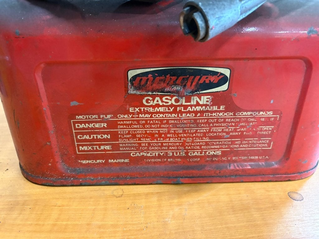 Mercury Marine Benzinetank 3 US Gallons, Gebruikt, Ophalen of Verzenden, Onbekend, Onbekend