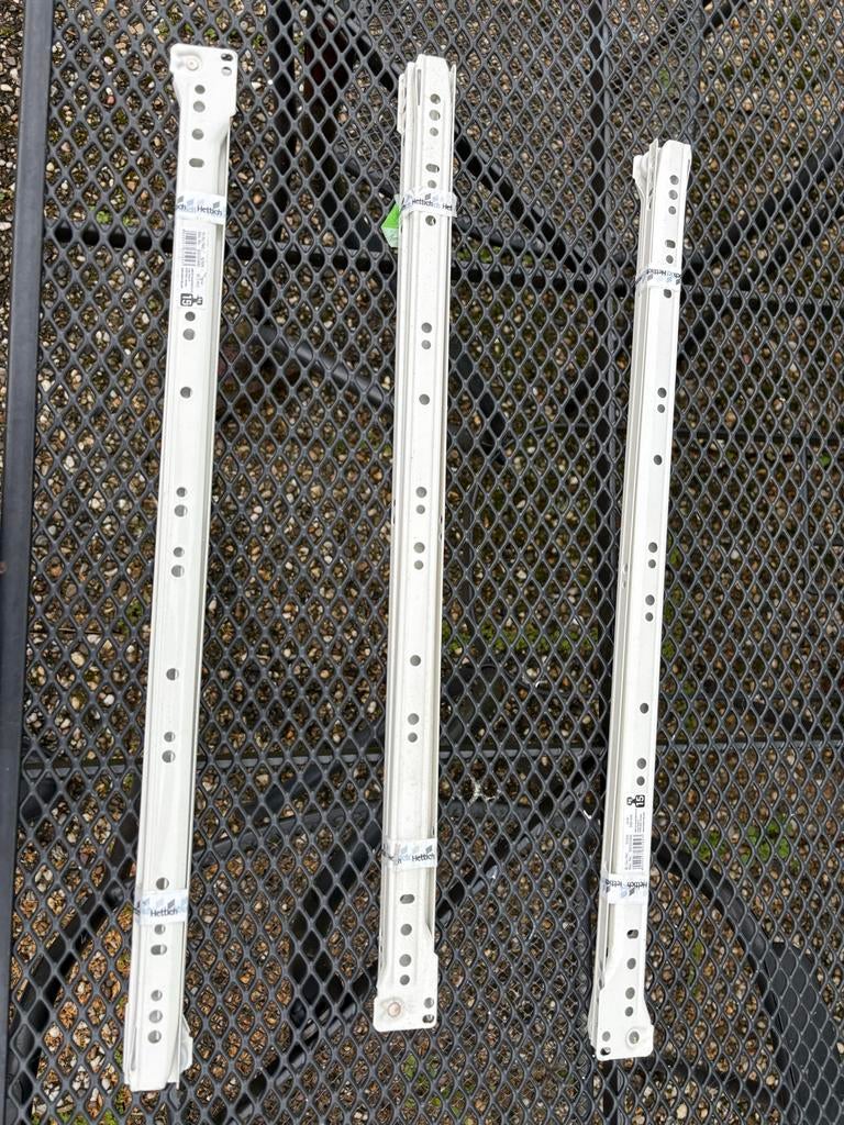 3 Nieuwe setjes ladegeleiders 550 mm, 15 kg draagvermogen, Ophalen of Verzenden, Nieuw, 250 mm of meer, Overige typen