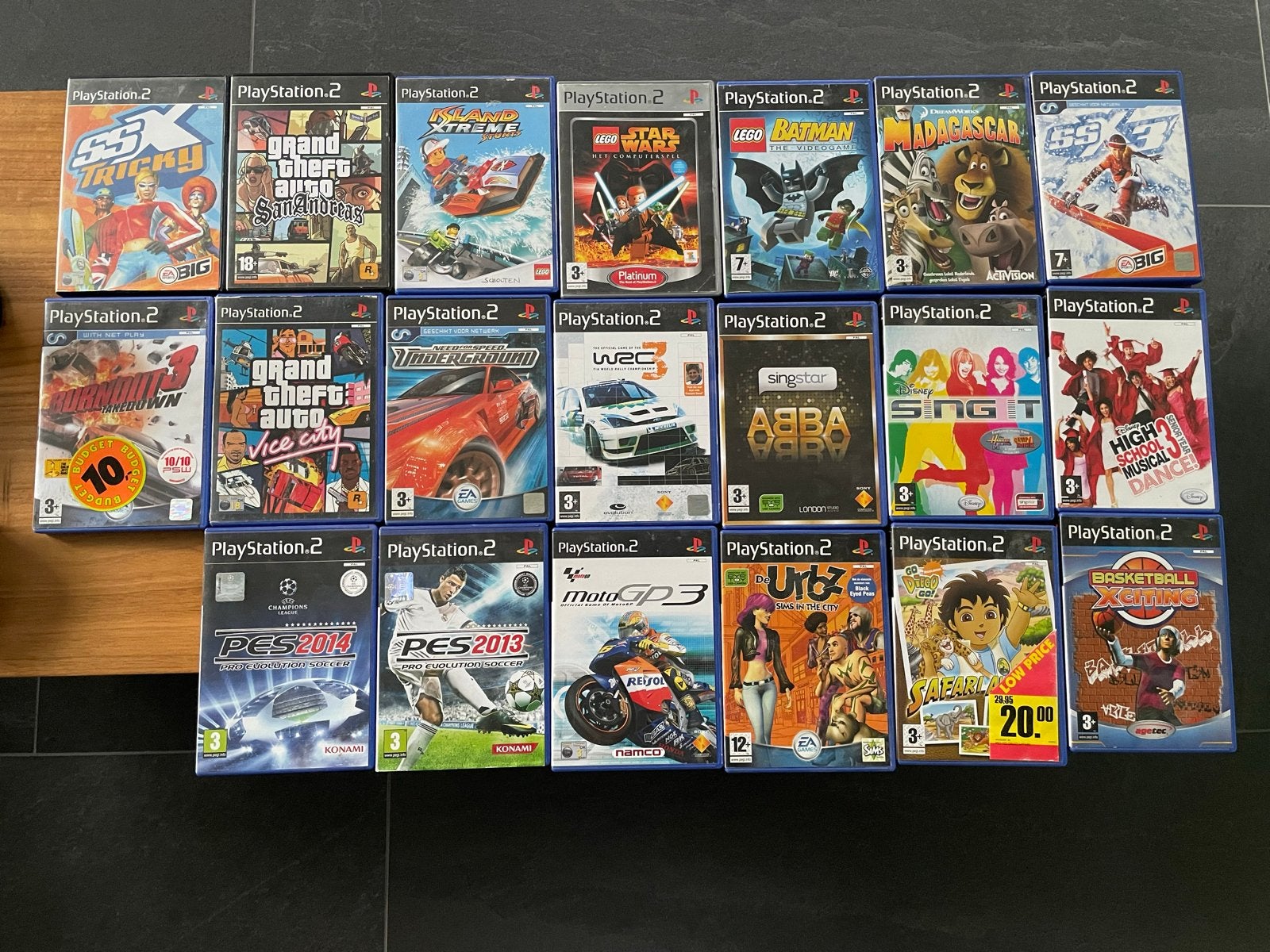 Playstation 2 games collectie GTA san andreas en vice city, Spelcomputers en Games, Verzenden, Gebruikt, Avontuur en Actie, Vanaf 18 jaar