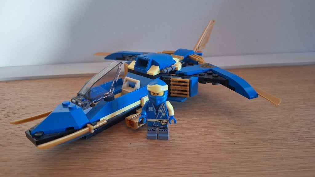 Lego Ninjago Jay's Storm Fighter (70668) met minifiguur, Lego, Ophalen of Verzenden, Zo goed als nieuw, Compleet