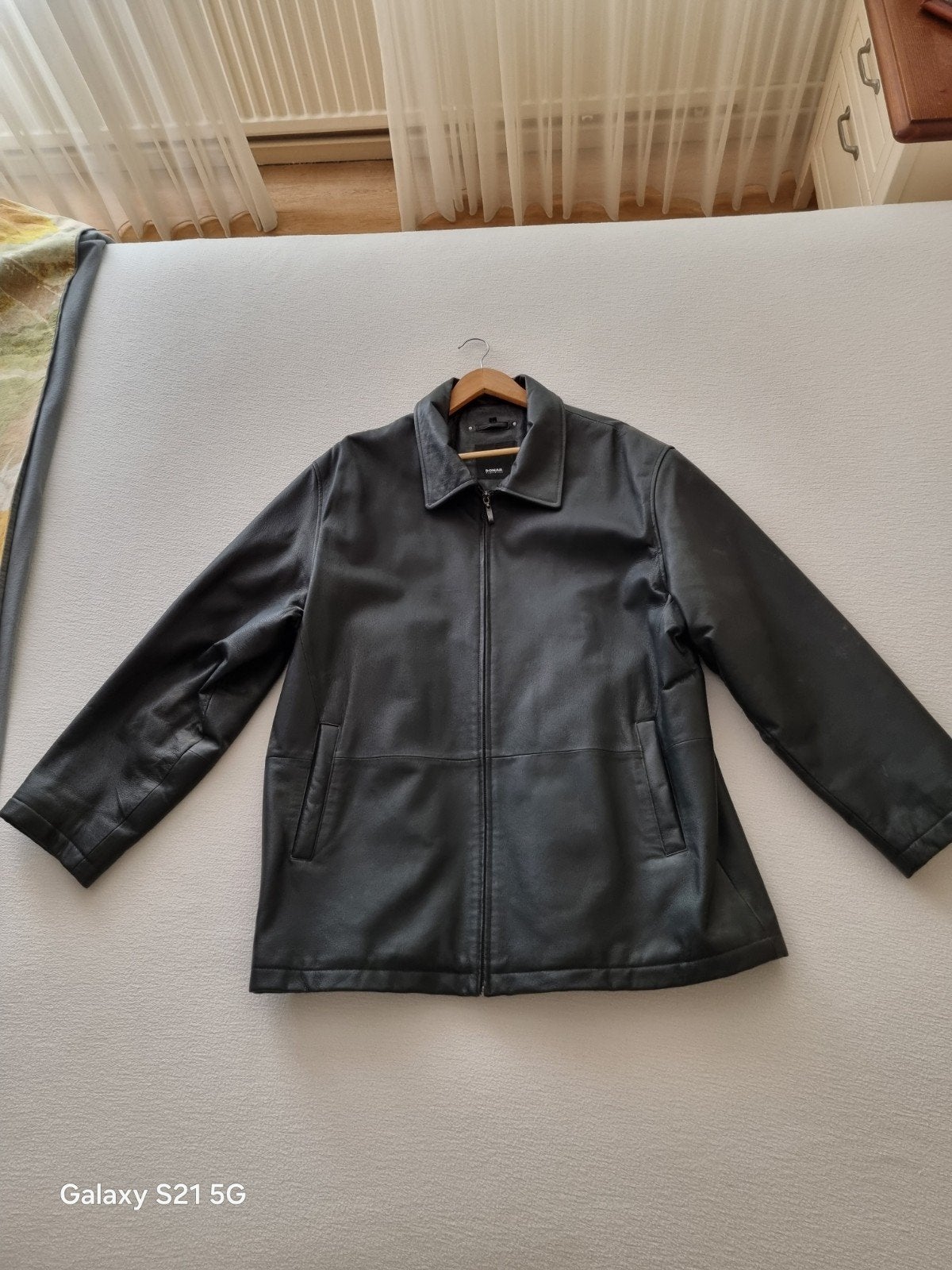 Echte lederen jas!!, Kleding | Heren, Verzenden, Zo goed als nieuw, Maat 56/58 (XL), Bruin