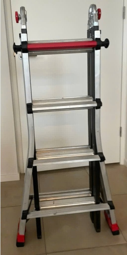 Altrex Varitrex Teleprof Vouwladder - 4x4 Sporten, Doe-het-zelf en Verbouw, Ladders en Trappen, Ophalen, Gebruikt, Ladder, 2 tot 4 meter
