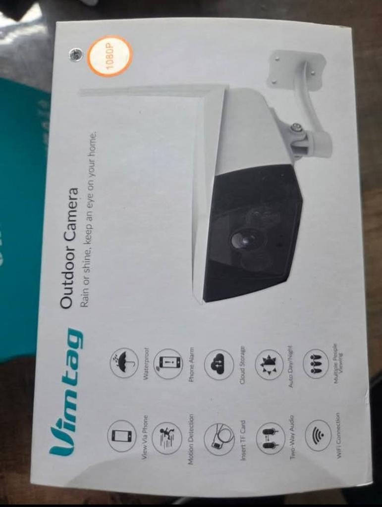 Vimtag Outdoor Camera 1080P, Ophalen of Verzenden