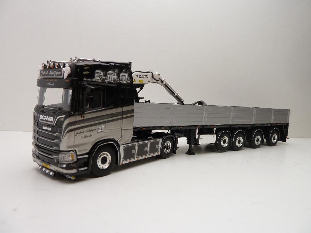 Scania R  '' Jacob Schipper - t' Harde  ''  WSI, Hobby en Vrije tijd, Modelauto's | 1:50, Zo goed als nieuw, Bus of Vrachtwagen