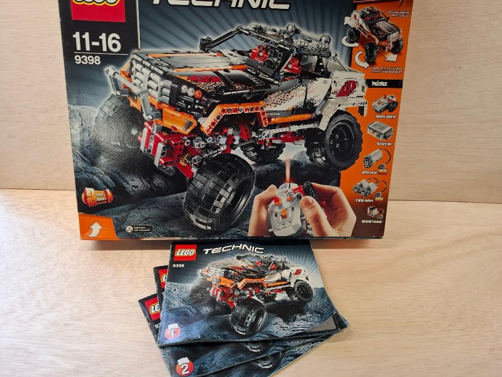lego 9398 crawler, Lego, Ophalen of Verzenden, Zo goed als nieuw, Technic