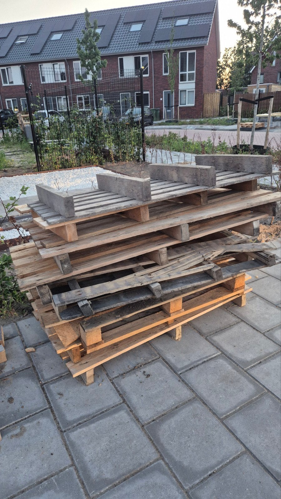 Pallets hout, Ophalen, Minder dan 25 mm, Pallet, Minder dan 200 cm