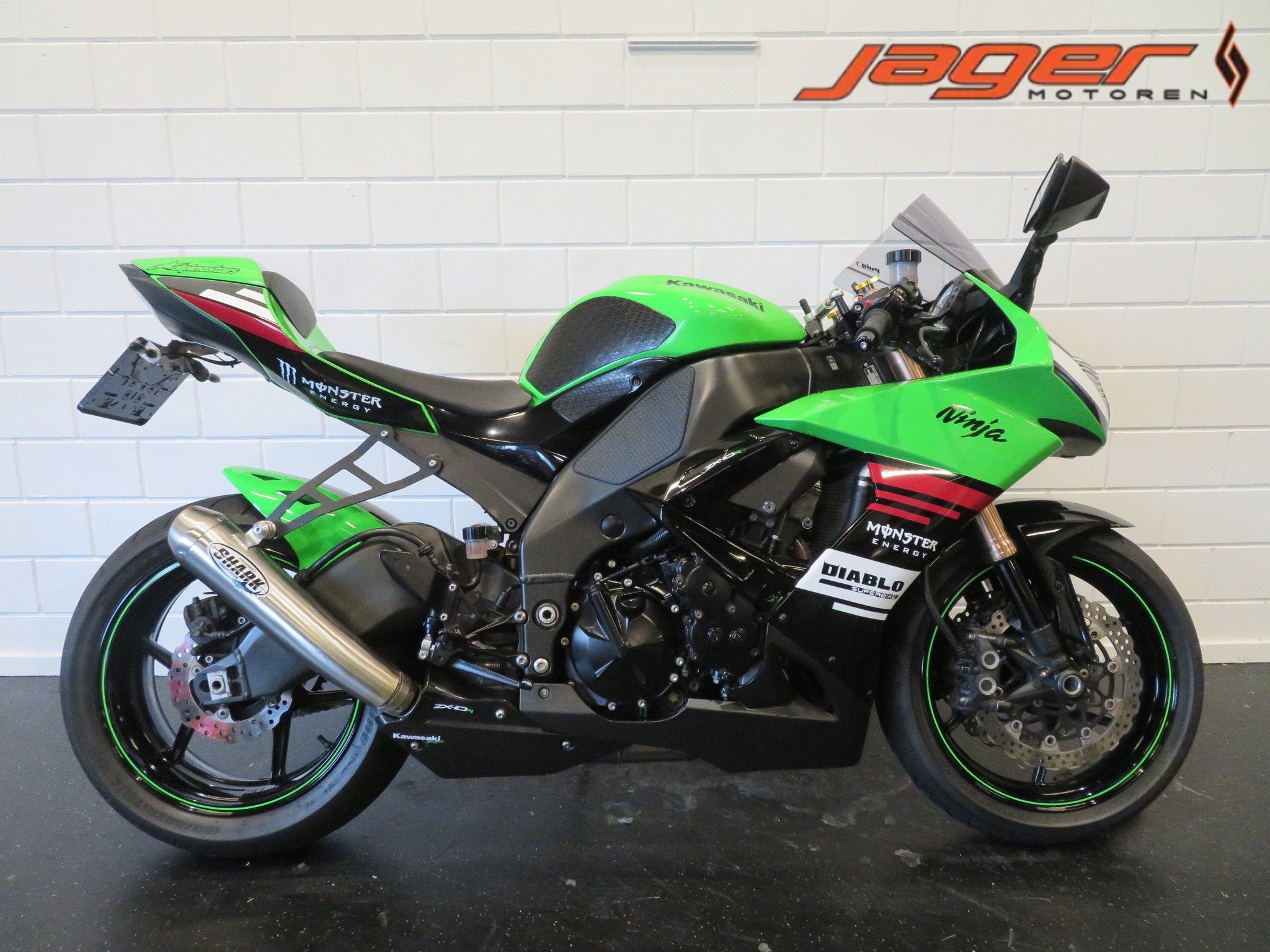 Kawasaki NINJA ZX-10R SPECIAL EDITION SHARK! (bj 2008), Super Sport, 1000 cc, Gebruikt, Bedrijf