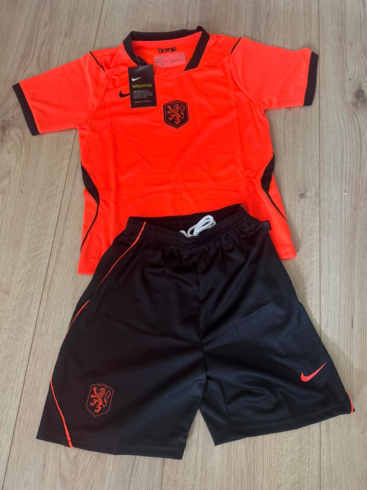 Nederlands Elftal Kids Set, Sport en Fitness, Voetbal, Maat XS of kleiner, Ophalen of Verzenden, Zo goed als nieuw, Set