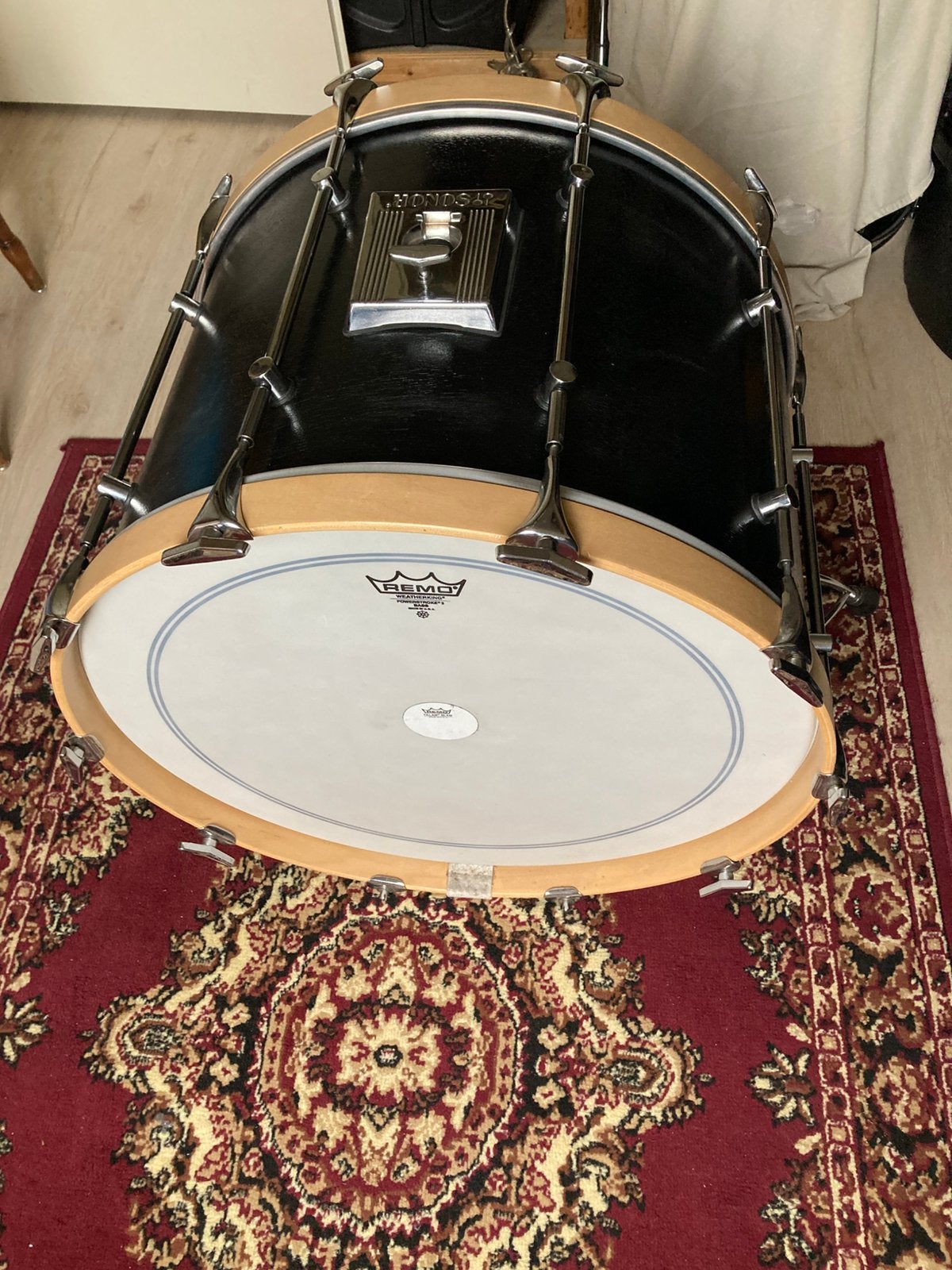 Sonor HiLite bass drum 24 x 17”  vintage maple bassdrum, Ophalen, Gebruikt, Overige merken