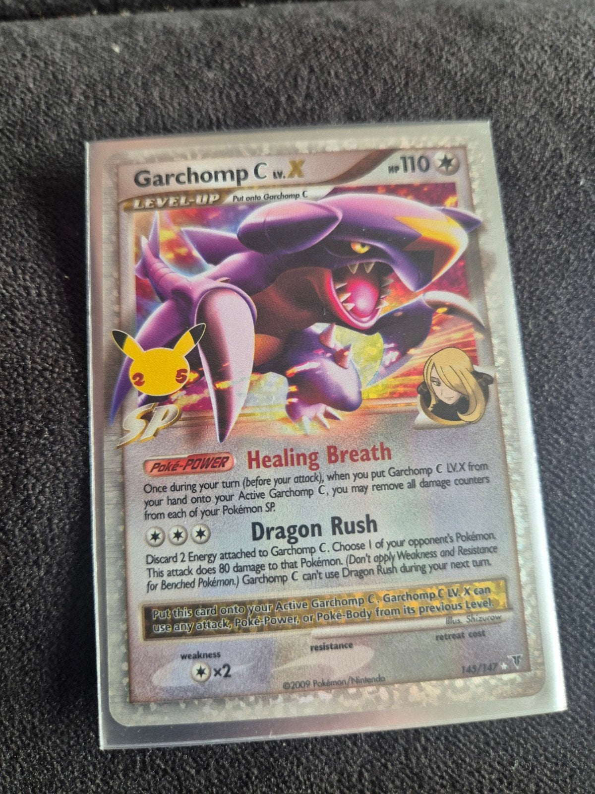 Garchomp C LV.X Pokémon Kaart - 143/147, Ophalen of Verzenden, Zo goed als nieuw, Losse kaart