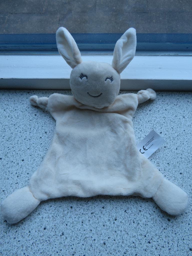 Knuffeldoek konijn merk Evora Bambino van Kruidvat, Overige merken, Konijn, Ophalen of Verzenden, Zo goed als nieuw