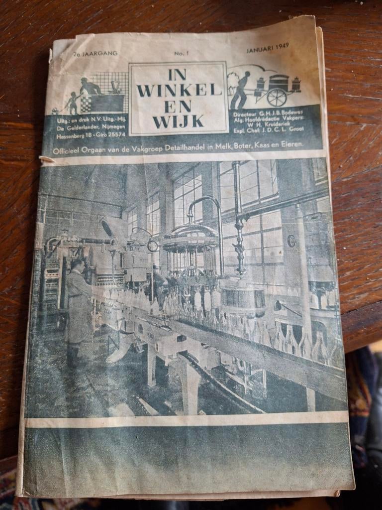 Historisch Tijdschrift "In Winkel en Wijk" - Januari 1949, Boeken, Ophalen of Verzenden, Gelezen, Overige typen