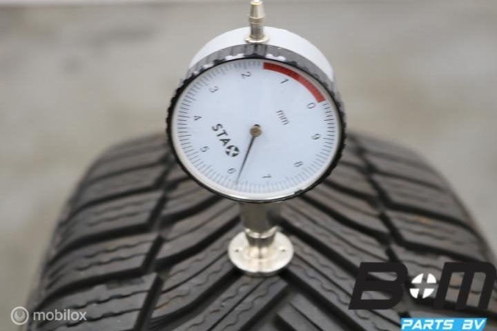 2 x 2055516 91H Michelin Alpin 6 met 5.5mm 205 55 16, Gebruikt, 16 inch