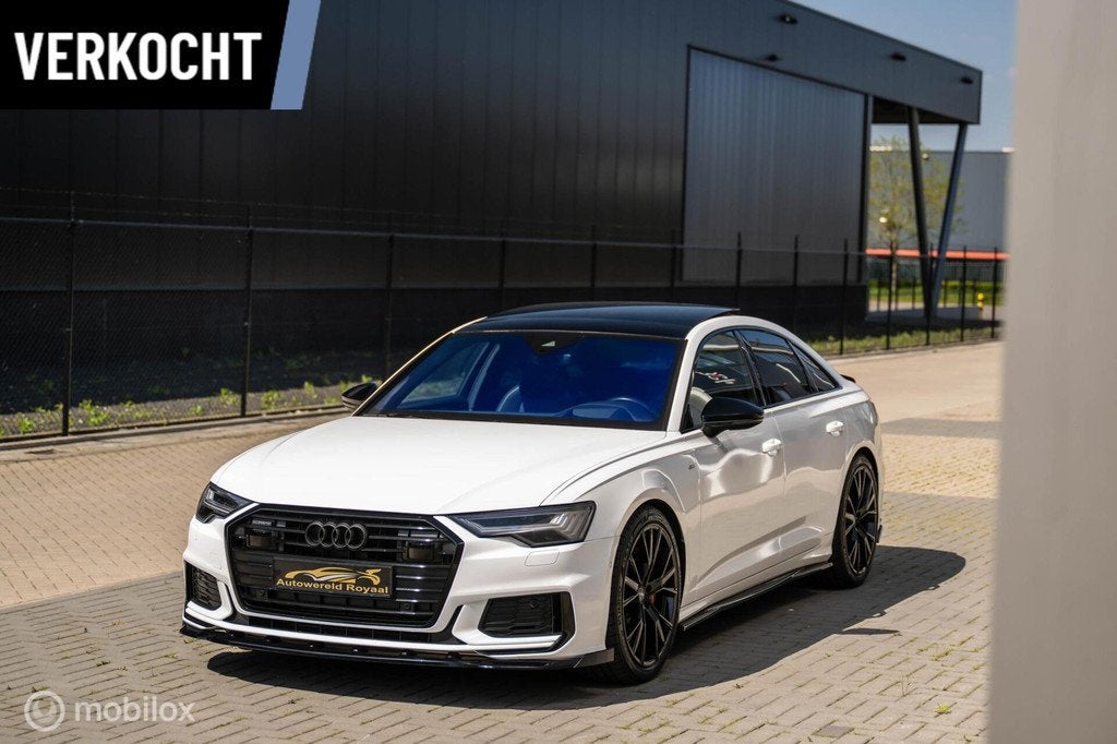 Dikke Audi A6 55 TFSI e *Quattro*Competition*, Gebruikt, Euro 6, 4 cilinders, Wit