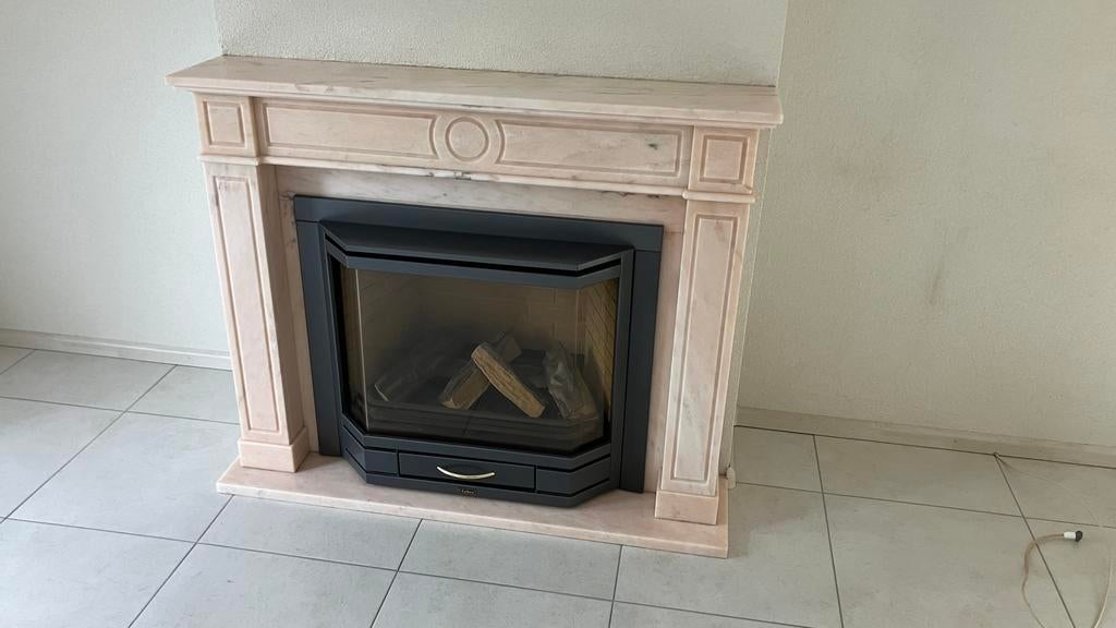 Faber Spectra Panorama inbouw gashaard, Huis en Inrichting, Haarden, Ophalen, Zo goed als nieuw, Inbouwhaard, Gashaard