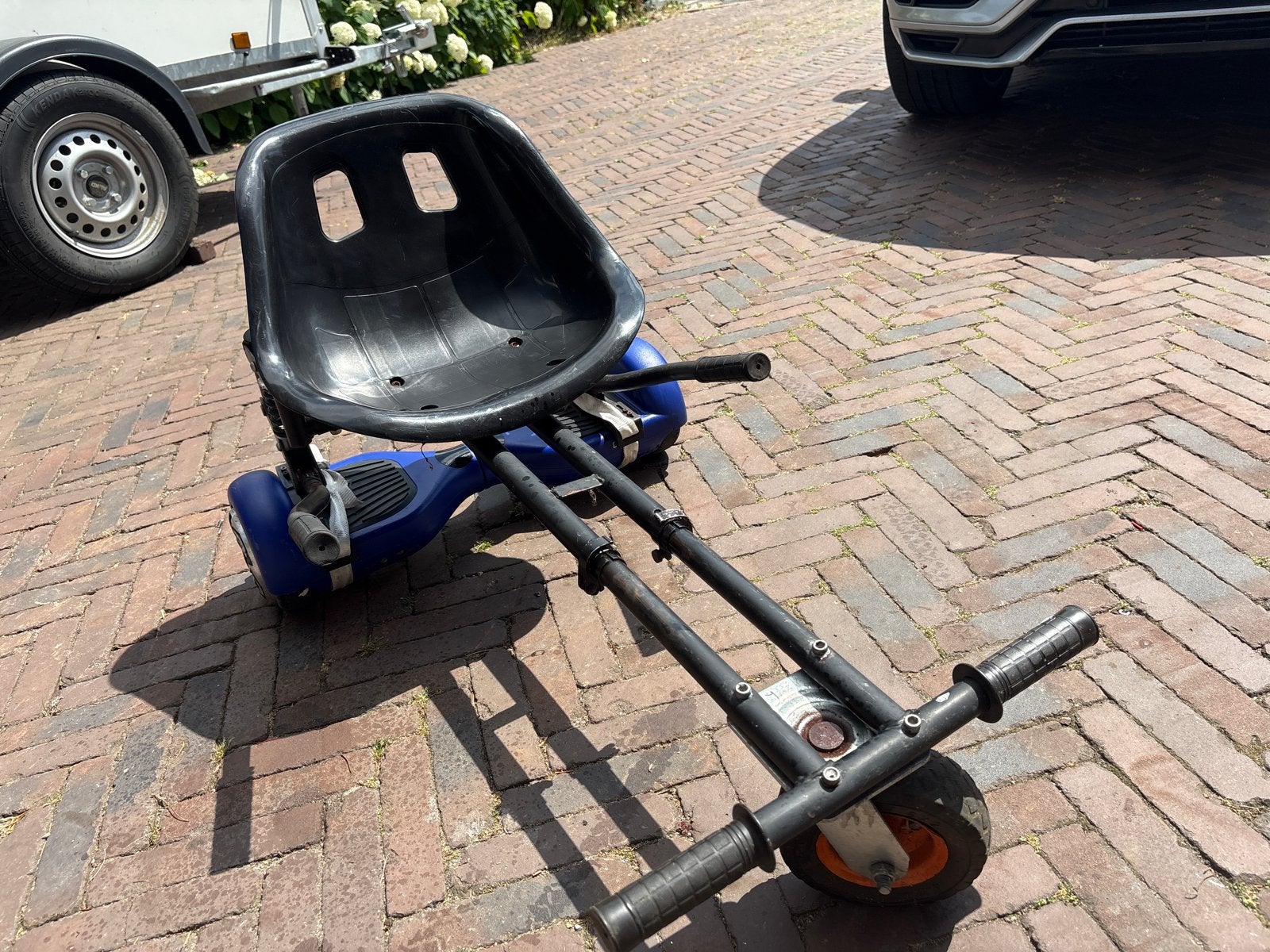 Hoverboard met kart - Denver (zonder. oplader), Fietsen en Brommers, Steps, Gebruikt, Overige typen, Ophalen of Verzenden