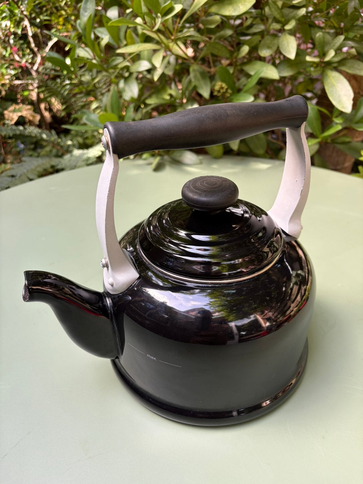 Le Creuset ketel / theepot 2,1L, Gebruikt, Met deksel, Le Creuset, Ophalen of Verzenden
