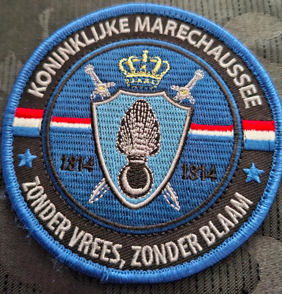 Kmar patch, Verzamelen, Militaria | Algemeen, Ophalen of Verzenden, Marechaussee, Nederland, Embleem of Badge