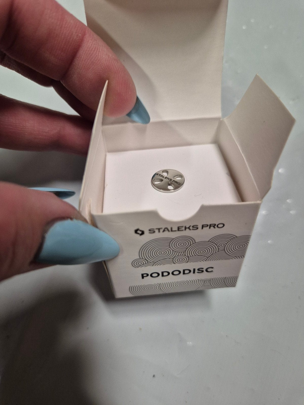 nieuw staleks pro pododisc freesbit xs 10mm, Overige kleuren, Nieuw, Ophalen of Verzenden, Handen en Nagels