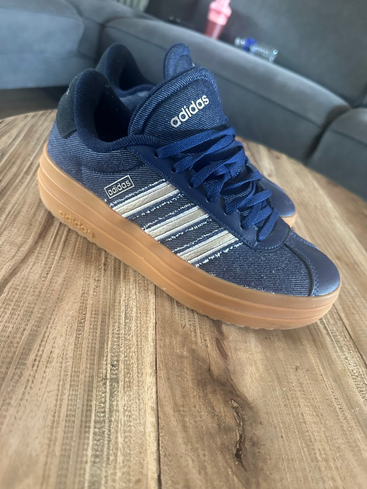Adidas sneakers 38, Ophalen, Zo goed als nieuw, Blauw, Sneakers of Gympen