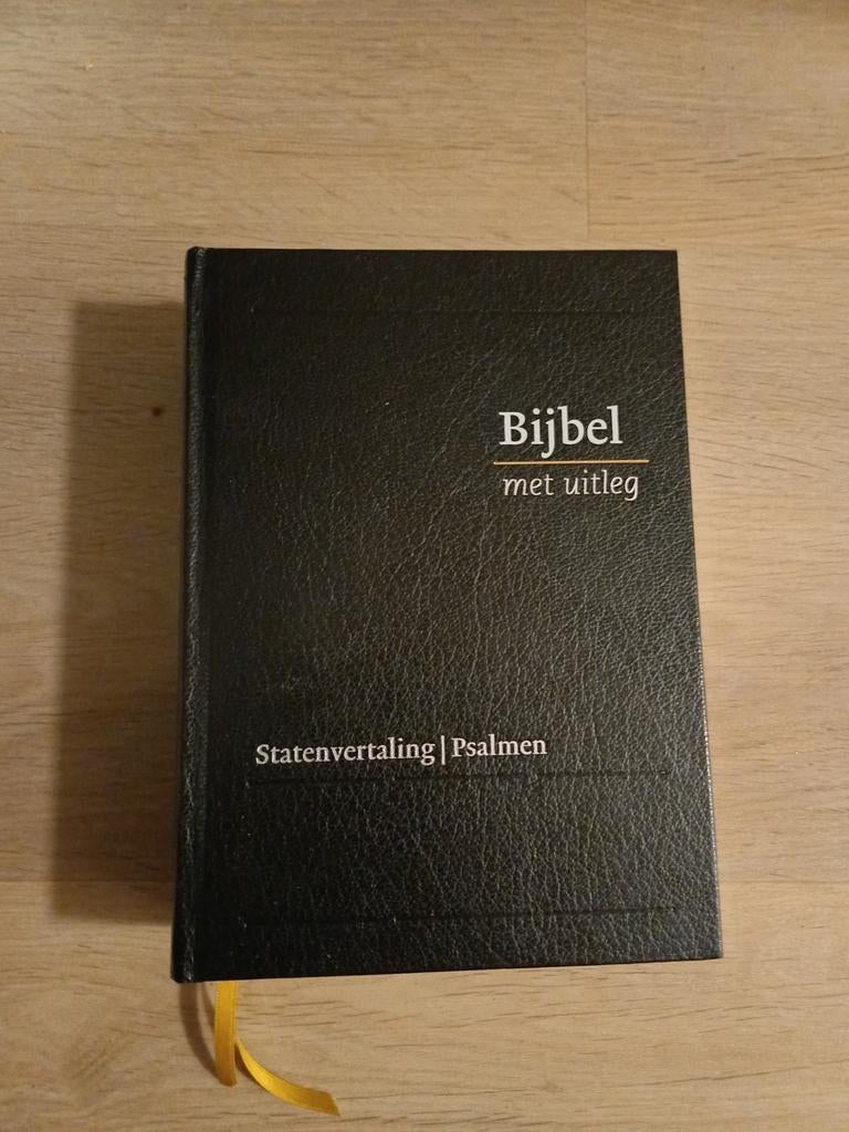 Bijbel met uitleg, Statenvertaling, Psalmen, groot formaat, Boeken, Ophalen of Verzenden