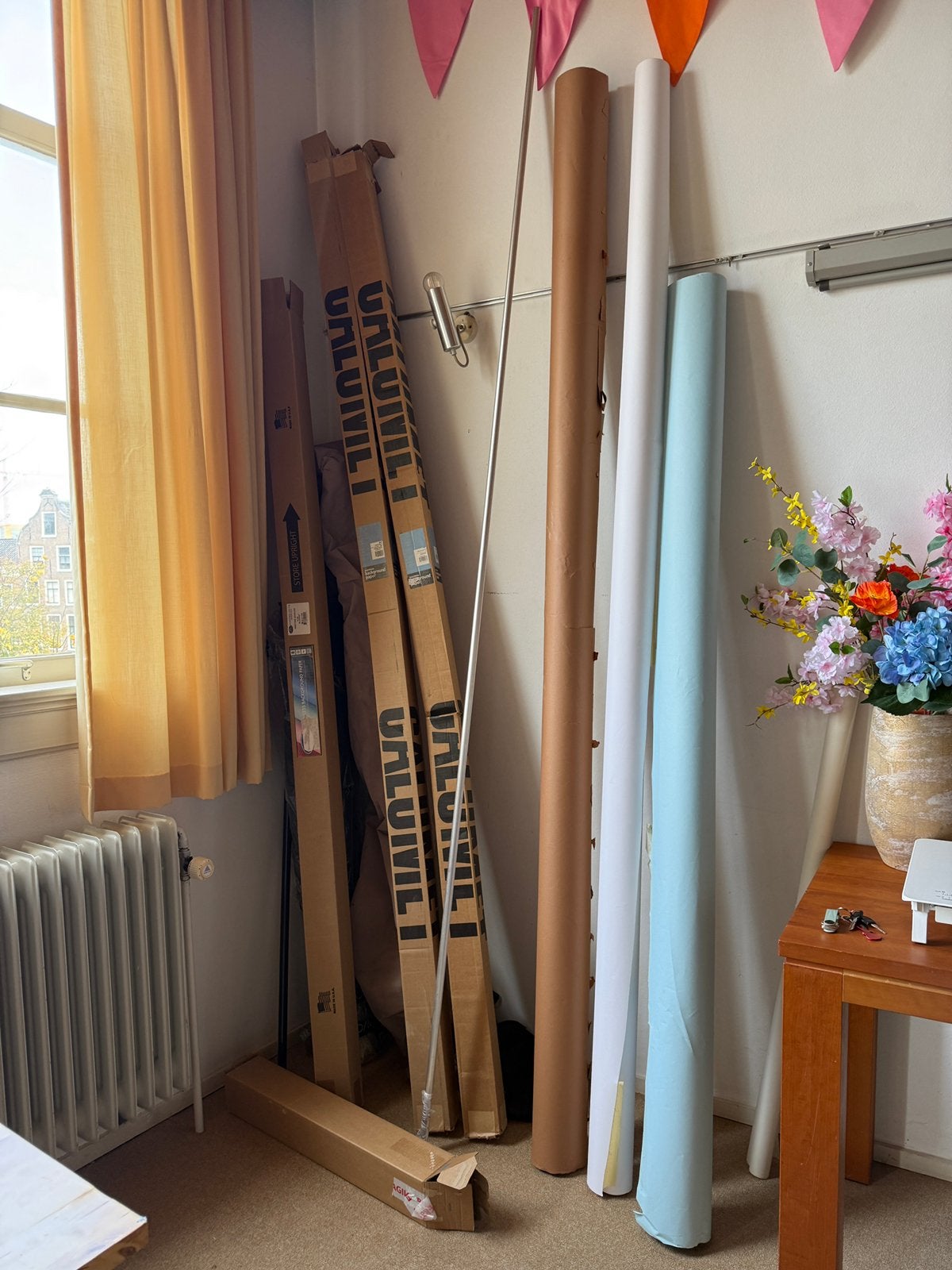 Foto achtergrond rollen, Ophalen, Zo goed als nieuw, Achtergrond